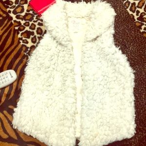 White Fur Vest